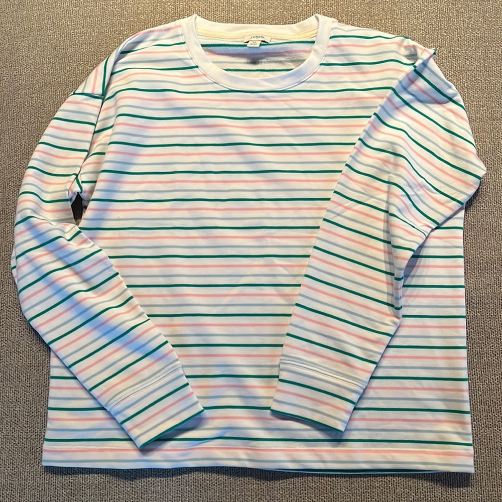 Brand new striped crew neck